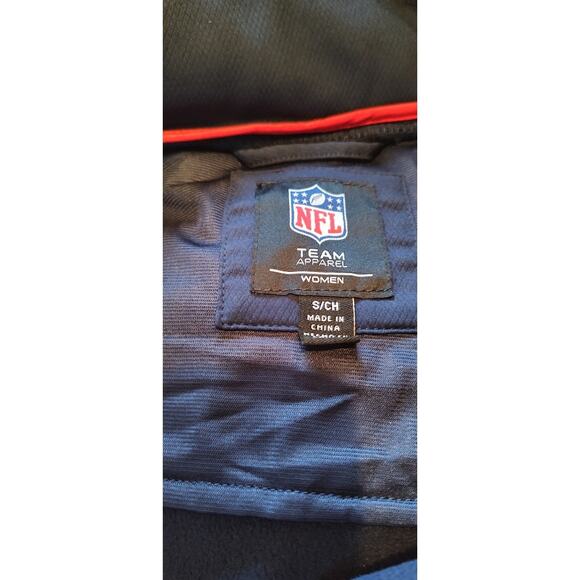 NEW ENGLAND PATRIOTS Woman's Soft Shell Jacket SMALL Navy Blue - Picture 5 of 6